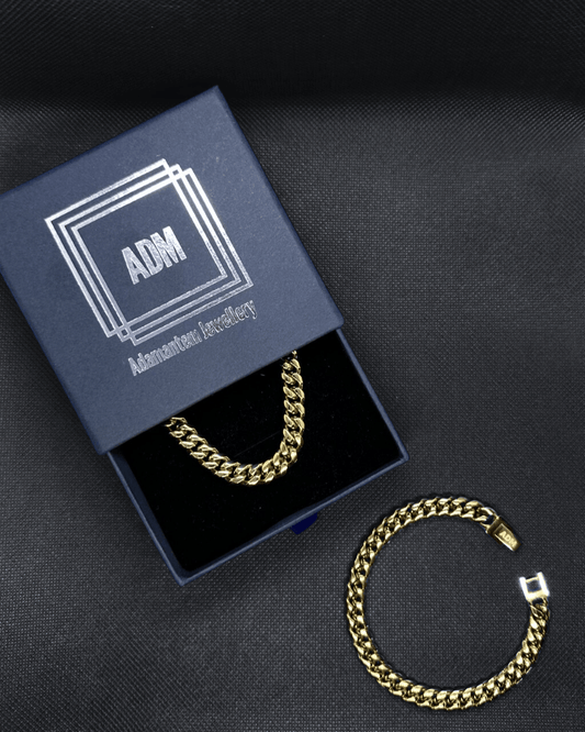 18k Gold Necklace & Bracelet - ADMGroup